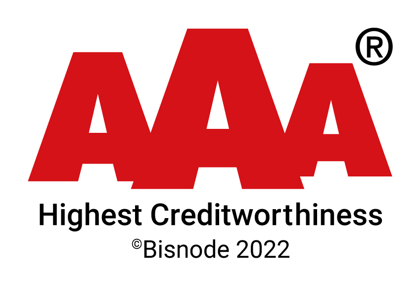 AAA, highest creditworthiness, registered trademark