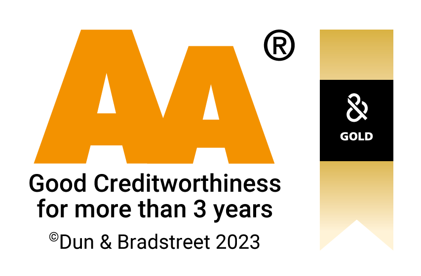 AA Good Creditworthiness for more than 3 years