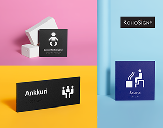Opasteet kaikille aisteille – Kohokartat, pistekirjoitusopasteet ja äänimajakat
